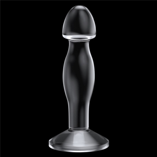 LoveToy - 6.5'' Flawless Clear Prostate Plug - Стимулятор простаты, 16.5х3.9 см